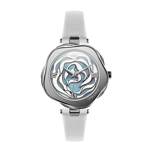 R-Series Danish Rose Quartz Leather Wristwatch