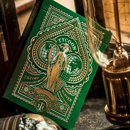 Green Tycoon Playing Cards
