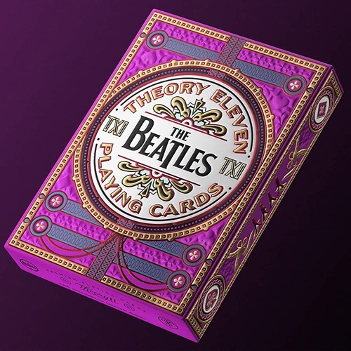 The Beatles Playing Cards - Pink
