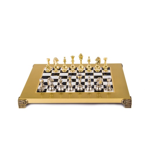 Classic Metal staunton Chess set (Black) 28cm