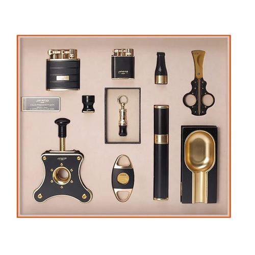 Black Cigar Accessories Gift Set