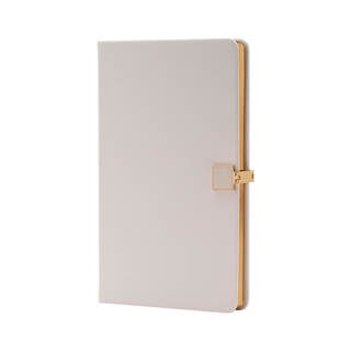Notebook White & Gold A5