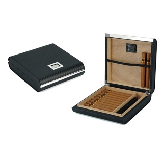 20 CT Leather Cigar Travel Humidor