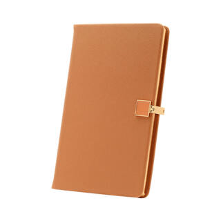 Notebook Tan & Gold A4