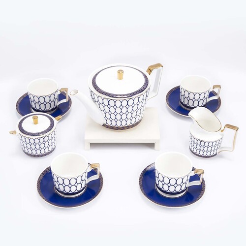 Luxury Signature - Tea Set blue