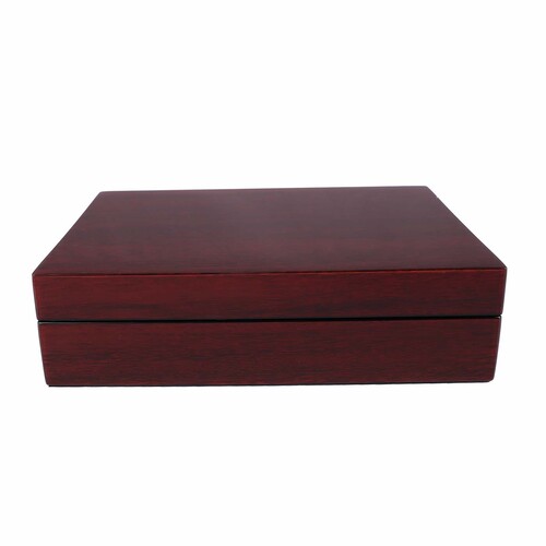 Luxury Signature - Wooden Cufflinks Box Ebony