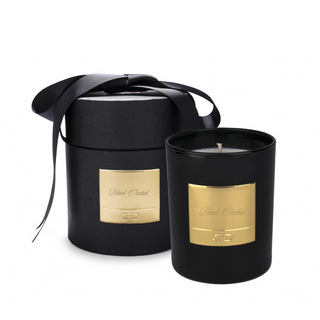 Black Orchid  Black & Gold Candle