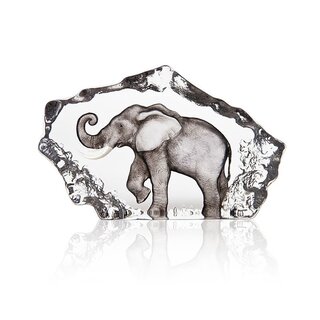 Elephant Glass Decor