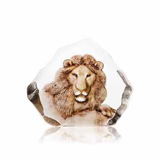 Lion Glass Decor