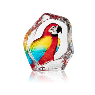 Parrot Glass Decor