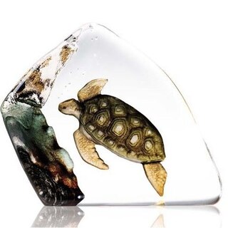 Sea Turtle Glass Decor
