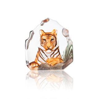 Tiger Glass Decor